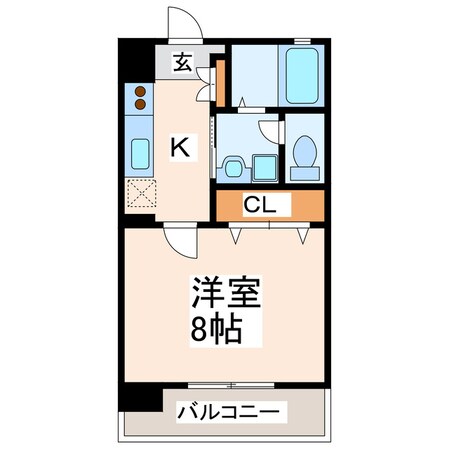 エトワール出水苑の物件間取画像